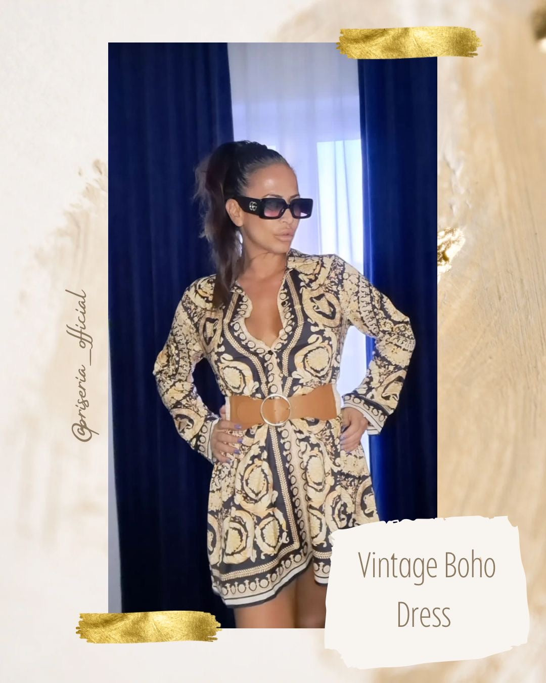 Vintage Boho Dress