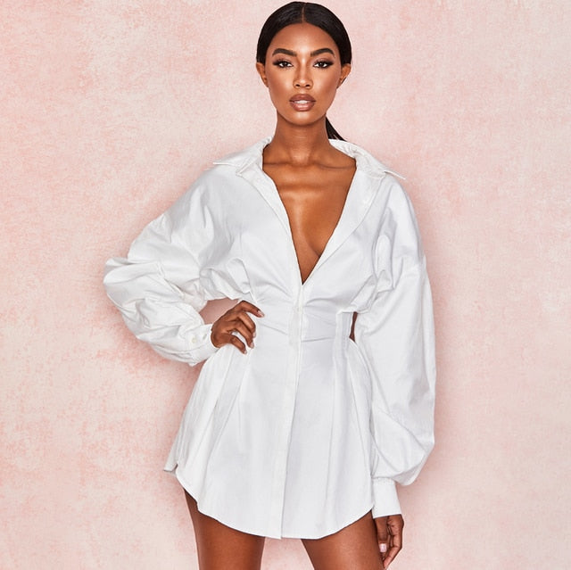Short shirt busines dress