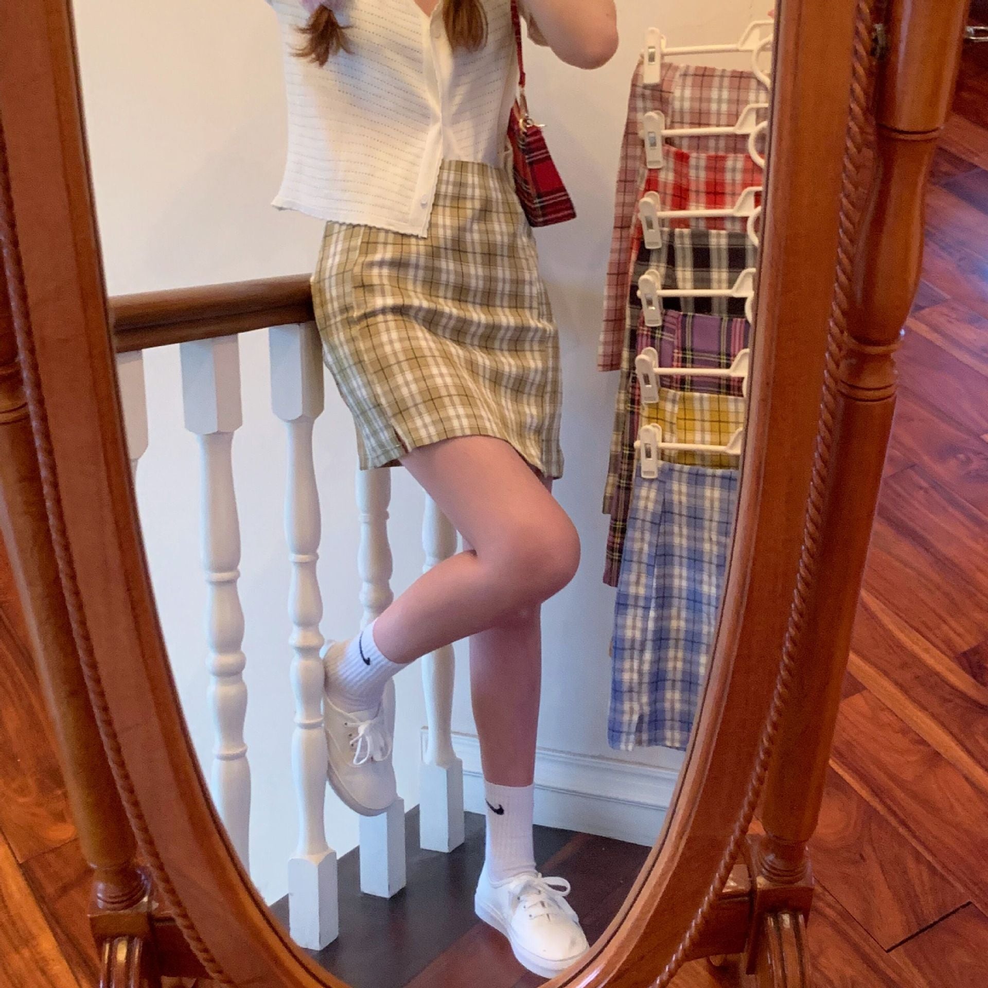 Chic Plaid Skirt