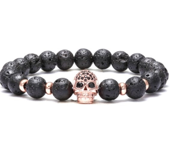 Stone Skull Bracelet