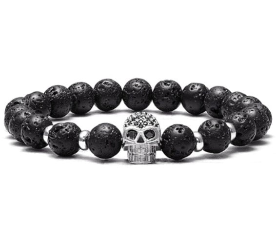 Stone Skull Bracelet