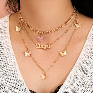 Angel Butterfly Necklace